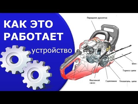 Устройство бензопилы Как работает бензопила!