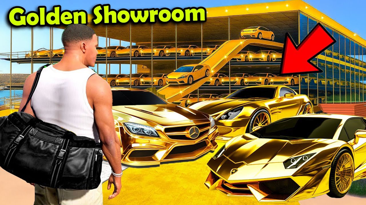 ফ্রাঙ্কলিন ওপেন করল গোল্ডেন শোরুম | Shinchan Chop Gta V Game