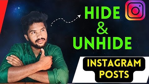 How To Hide and Unhide Posts On Instagram | Instagram Posts Hide Tamil | Instagram Tricks in Tamil