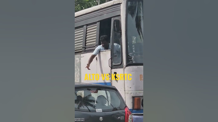 KSRTC vs Alto #troll #reel# #ksrtc #maruthisuzuki #kerala #malayalamnews #funny