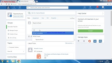 How to send any word file to students in edmodo