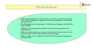 Activity on Node and Activity on Arrow