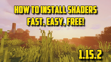 How To Install Shaders On Minecraft 1.15.2 FAST, EASY, AND FREE!
