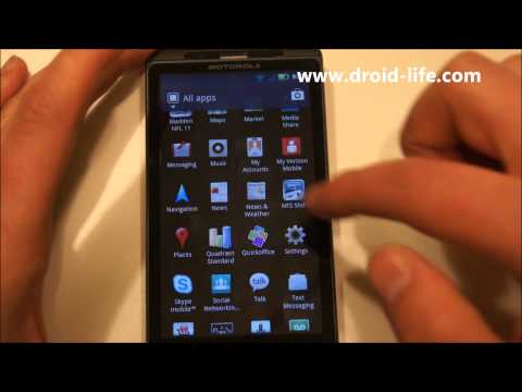 DROID X Gingerbread (Android 2.3) Walk-through