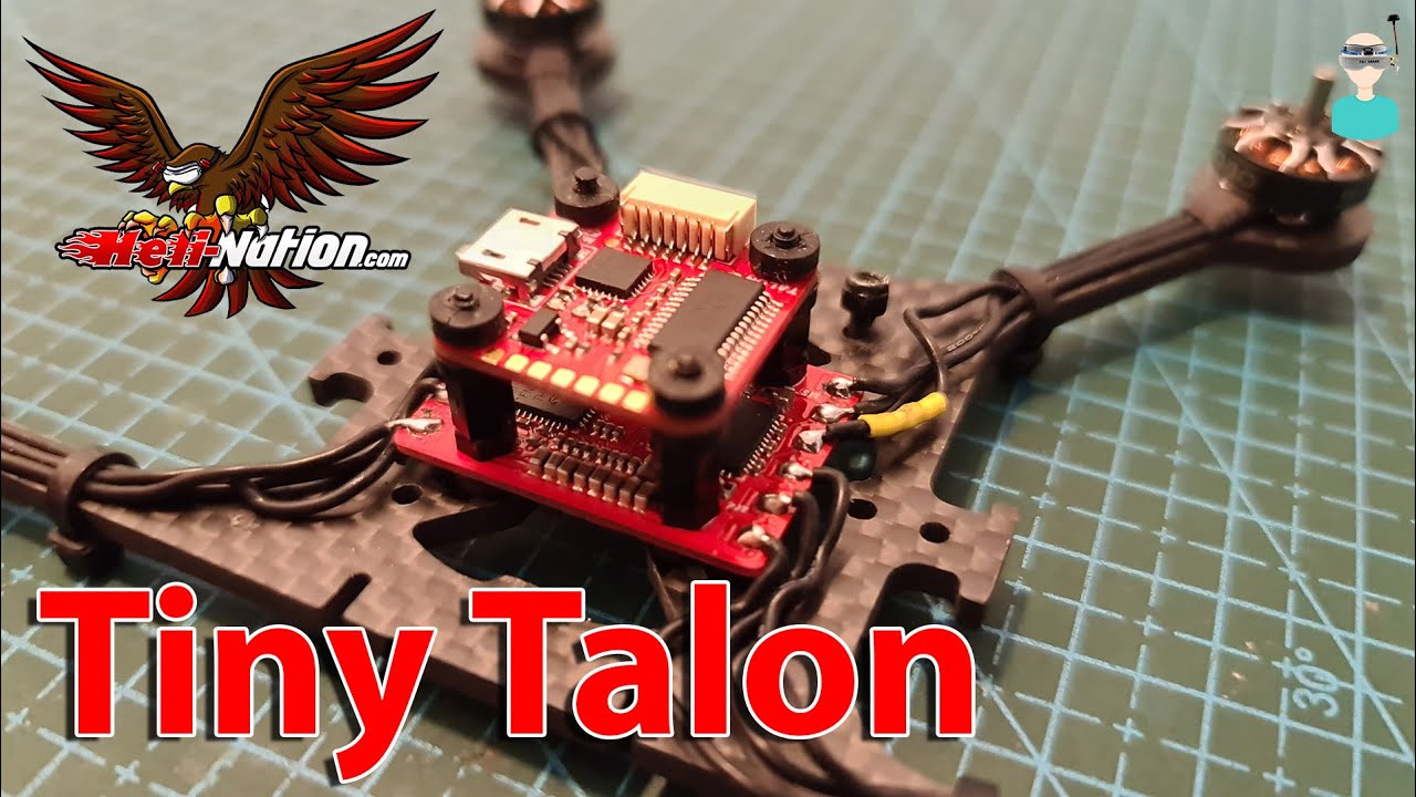 HeliNation Tiny TALON 16x16mm F7 Stack & BLHELI_32 ESC - YouTube