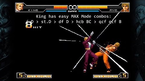 KOF 2002 UM: King Combo Tutorial