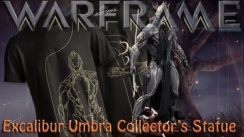 Warframe - Excalibur Umbra Collector’s Statue