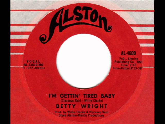 Betty Wright - I'm Gettin' Tired Baby