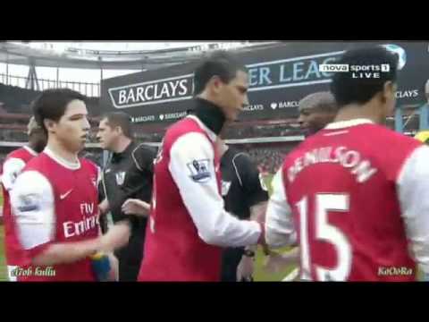 Samir Nasri Misses Gallas&#39;s Hand - Arsenal vs Tottenham Hotspur 2-3 - Goals &amp; Highlights - 20/10