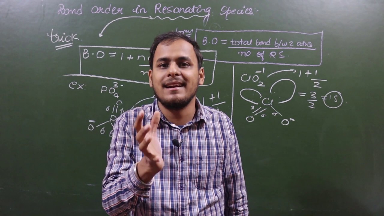Bond Order in Resonating Species by Ankit Shukla Sir | NEET | IIT JEE | Boards - YouTube