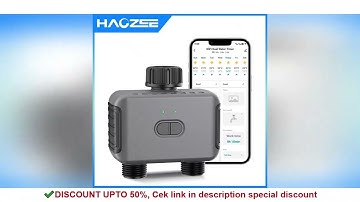 Haozee Tuya Smart Zigbee Watering Timer Sprinkler Drip Irrigation System Irrigation Watering System