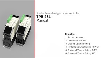 [HANYOUNGNUX] Slim type Single phase power regulator TPR-2SL_English