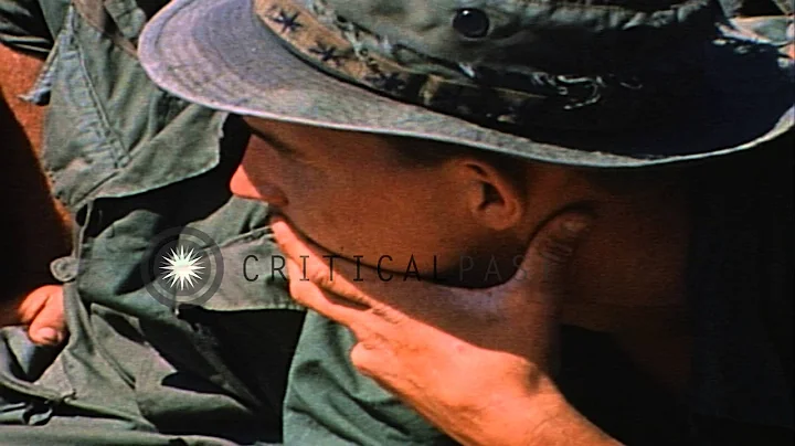 Soldiers of 26th Infantry briefed by officer at 1st Infantry Division stand down ...HD Stock Footage