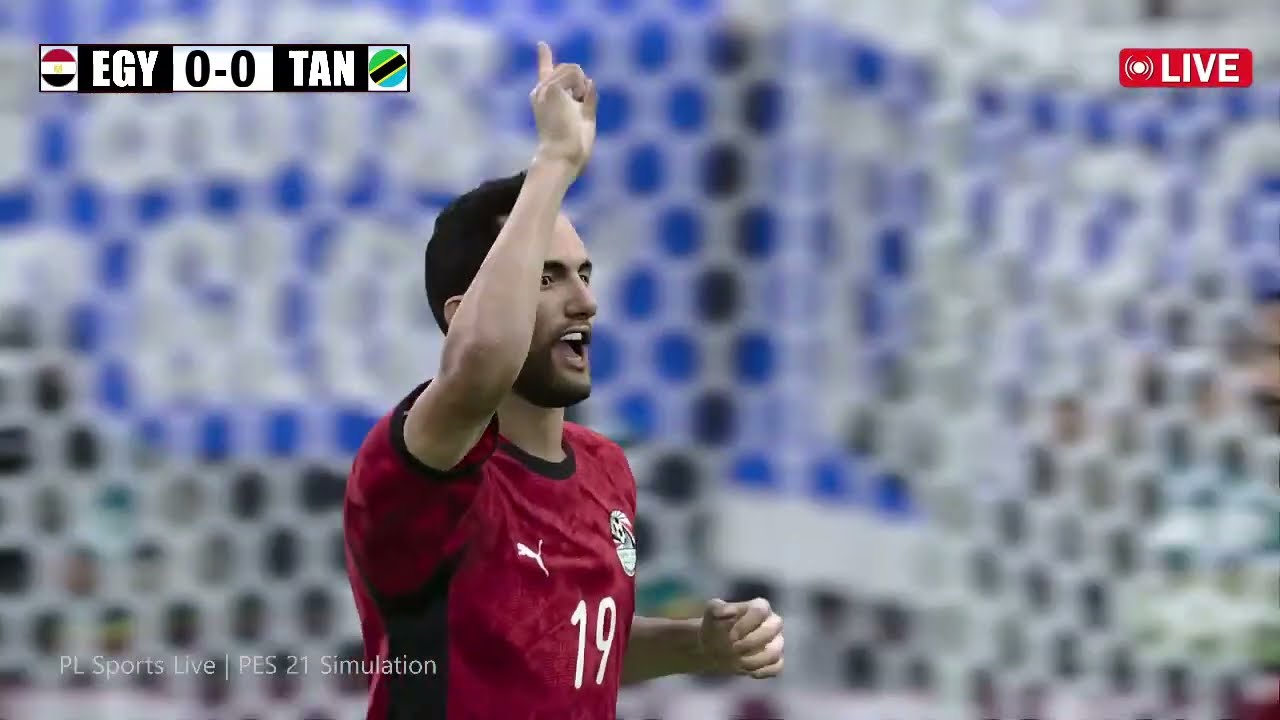 🔴LIVE: Egypt U17 vs Tanzania U17 | Africa Cup of Nations U17 | Live Match eFootball PES Gameplay