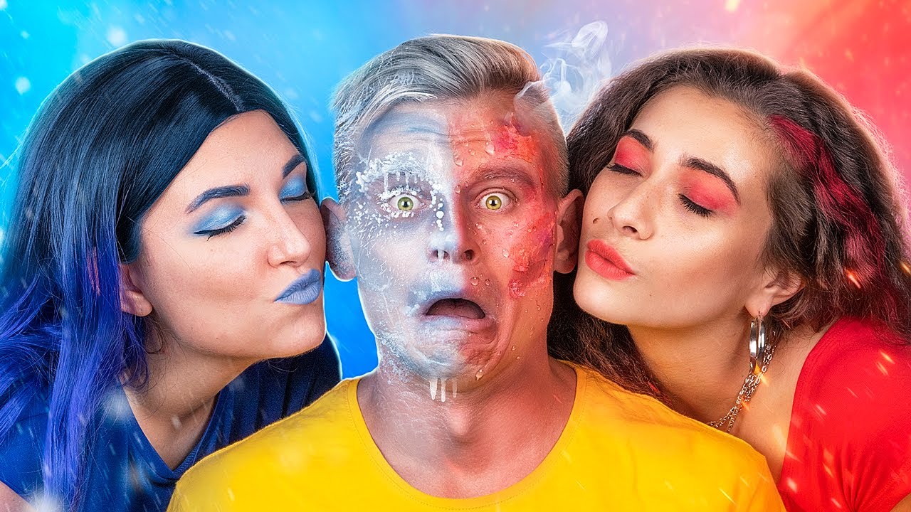 تحدى السخن Vs البارد بنت نارية Vs بنت ثلجية Youtube
