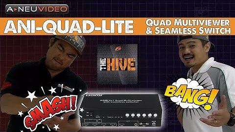 A-NeuVideo ANI-QUAD-LITE Quad Multi-Viewer Seamless Switcher