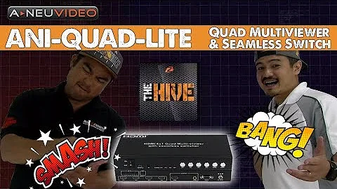 A-NeuVideo ANI-QUAD-LITE Quad Multi-Viewer Seamless Switcher