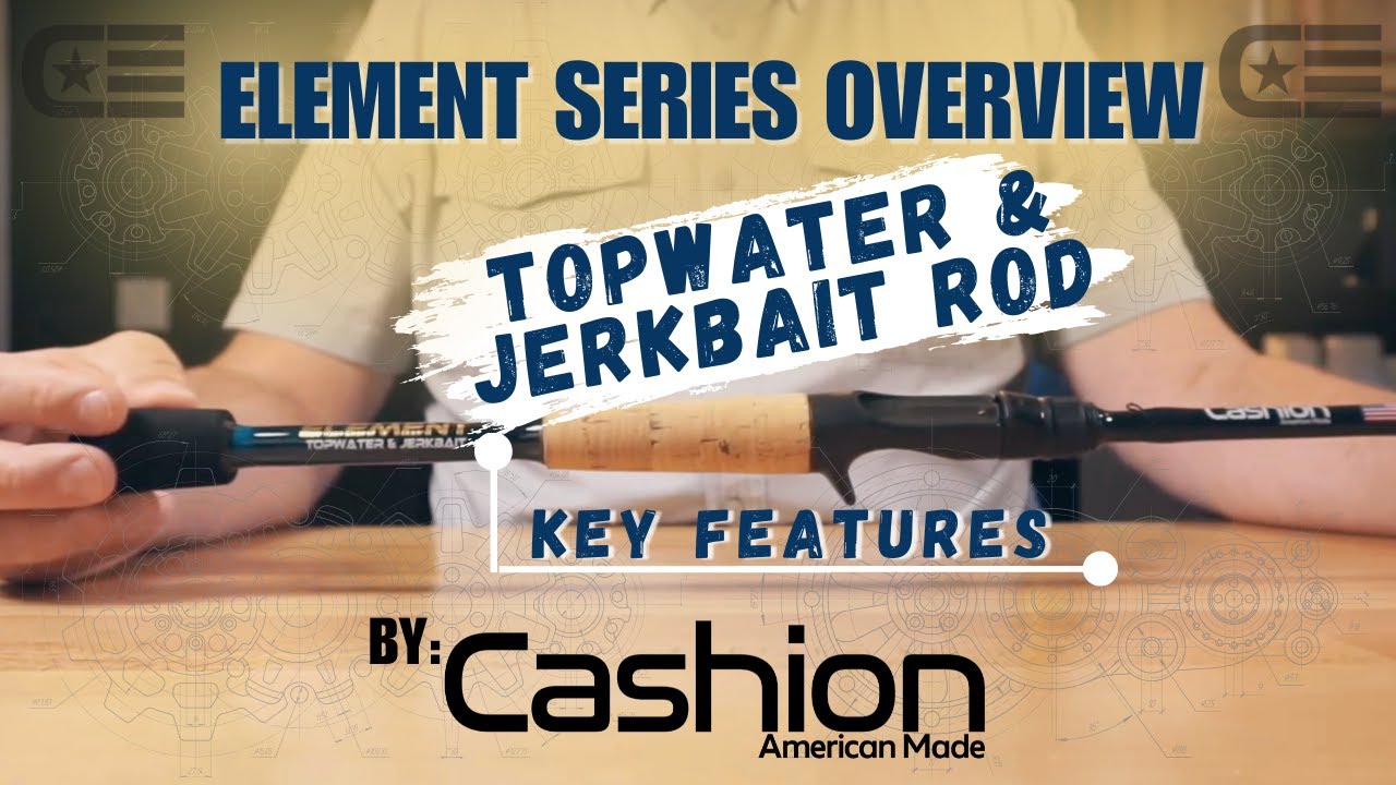 Learn all about the features of the Cashion ELEMENT topwater / jerkbait