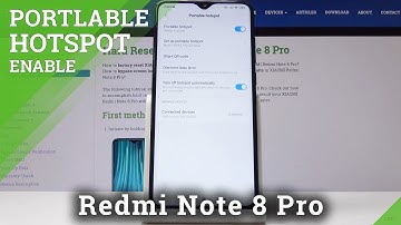 How to Activate Portable Hotspot in XIAOMI Redmi Note 8 Pro - Share Wi-Fi