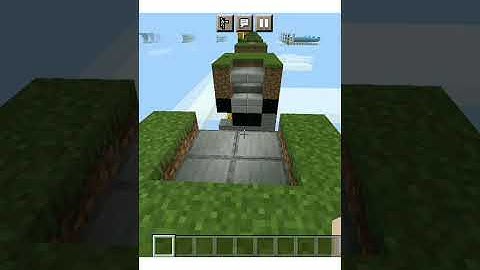 Secret Redstone bridge in Minecraft