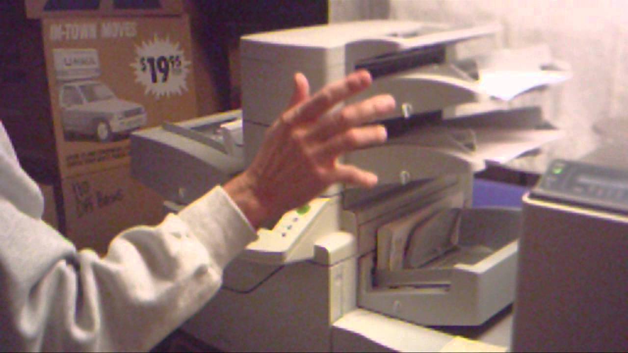 Operation of Neopost SI60