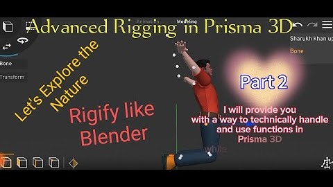 ik rigging prisma 3d | ik rigging prisma 3d tutorial | Part 2