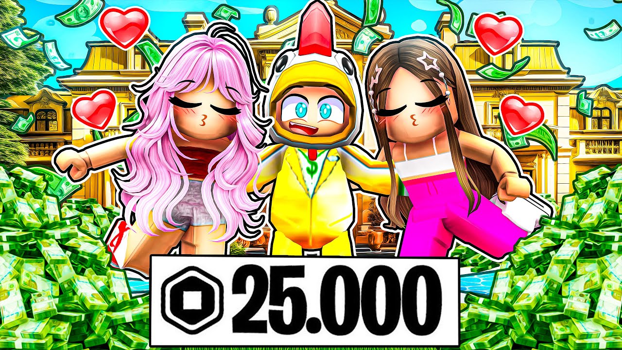DRAGUER des FILLES avec 25.000 ROBUX sur SNAPCHAT Brookhaven !
