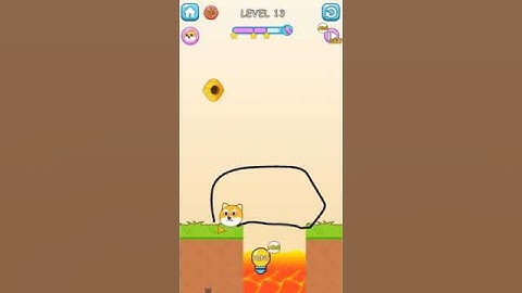 Save the Dog game level 13 | Game Play #shorts #short #funny #gameplay #savethedoge