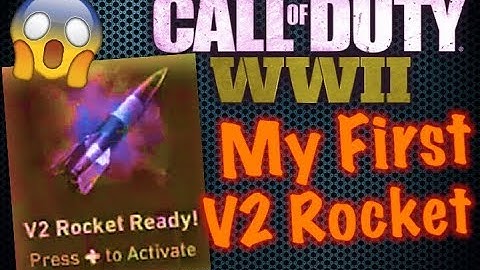 FINALLY! My First V2 Rocket (Funny Reaction) | Call of Duty WW2