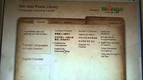 Mango Languages Database Training