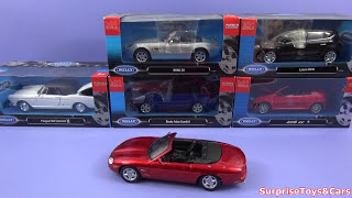 Unboxing a few miniature welly cars in 1/24 scale