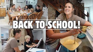 A DAY IN THE LIFE! | BACK TO HOMESCHOOL VLOG