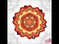 Get Ready To Be Mesmerized By This Colorful Mandala #satisfying #asmr