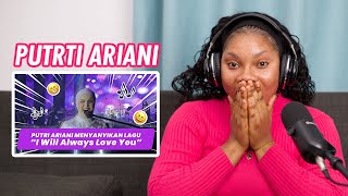 First Time Hearing Putri Ariani "I Will Always Love You" Whitney Houston | Live in Jakarta REACTION!