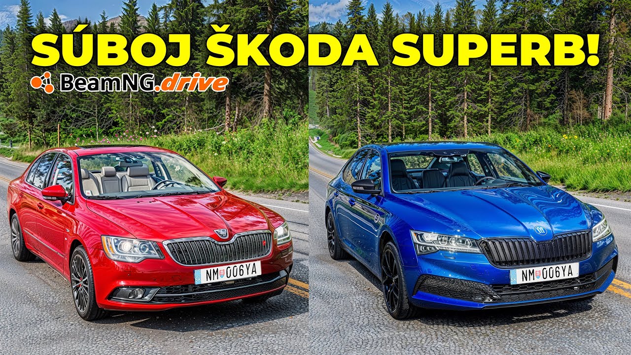 NOVÝ SUPERB vs STARÝ SUPERB?! BeamNG Drive