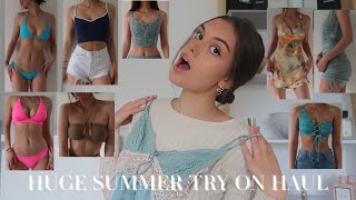 HUGE SUMMER TRY ON HAUL! *i spent way too much😭* | India Grace
