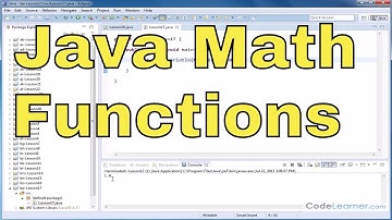 Java Tutorial - 17 - Logarithms and Natural Logarithms