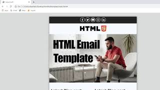 HTML Email Template Built In Minutes - 2024