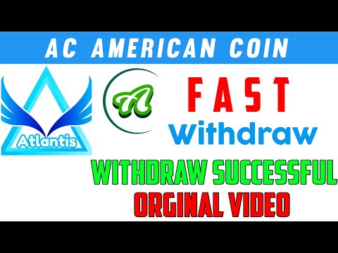   Atlantis Exchange AC American Coin Withdraw Successful