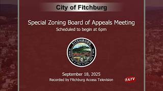 Special Zoning Board of Appeals Meeting - 9.18.2025