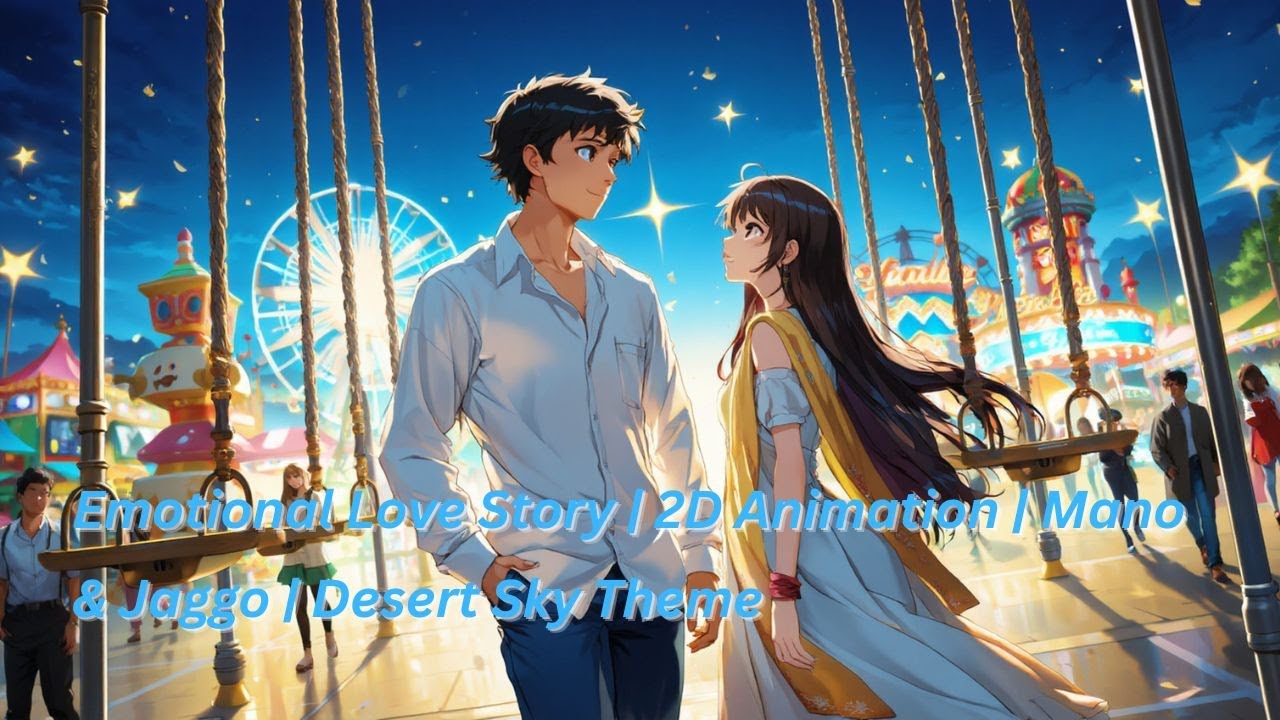 Emotional Love Story | 2D Animation | Mano & Jaggo | Desert Sky Theme