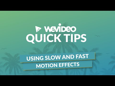 WeVideo Quick Tips