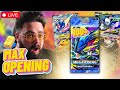 MAX OPENING MEGA RISING MEGA GYARADOS PACKS LIVE (Reviewing NEW CARDS Before!)