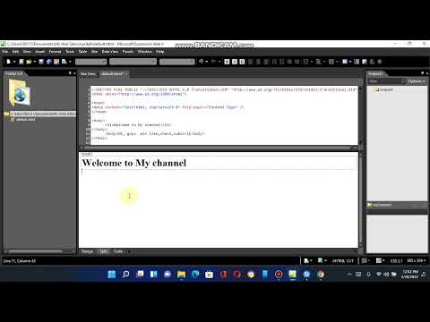 How to completeness create website using Microsoft Expression Web 4