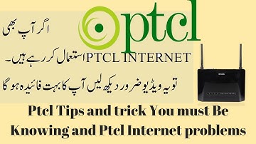 Fix Internet Connection Problems Tips & Tricks, Diagnosing PTCL Internet Problems