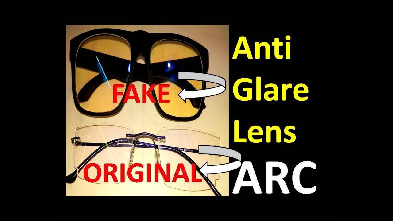 Anti glare glasses (English) anti reflection coating lenses