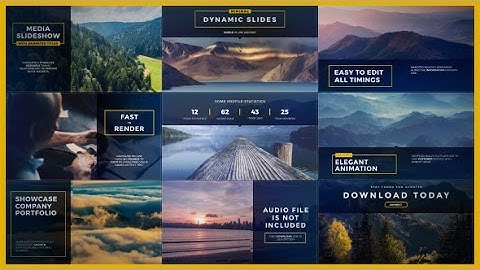 Dynamic Minimal Slides ( After Effects Project Files)