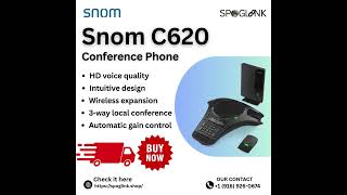 Snom C620 Conference Phone #businesscommunication #spoglink #tech