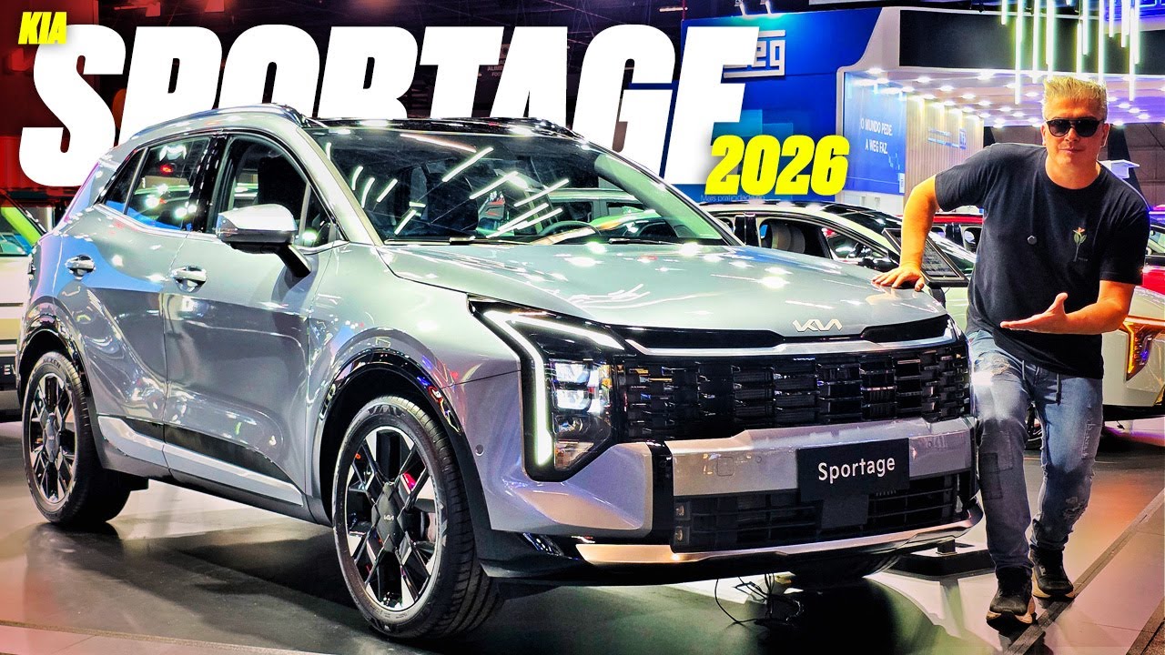 Novo Kia Sportage Hybrid 2026 - MUDA POR DENTRO E POR FORA SEM SUBIR DE PREÇO. SAIBA TUDO DO SUV! 