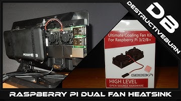 Raspberry Pi Dual Fan Heatsink and Battery Addon to SmariPi Case Mod